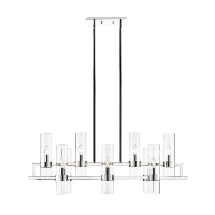 Brio Rectangles Chandelier 43"-chandelier for bedroom,chandelier for dining room,chandelier for stairways,chandelier for foyer,chandelier for bathrooms,chandelier for living room-Manorlights