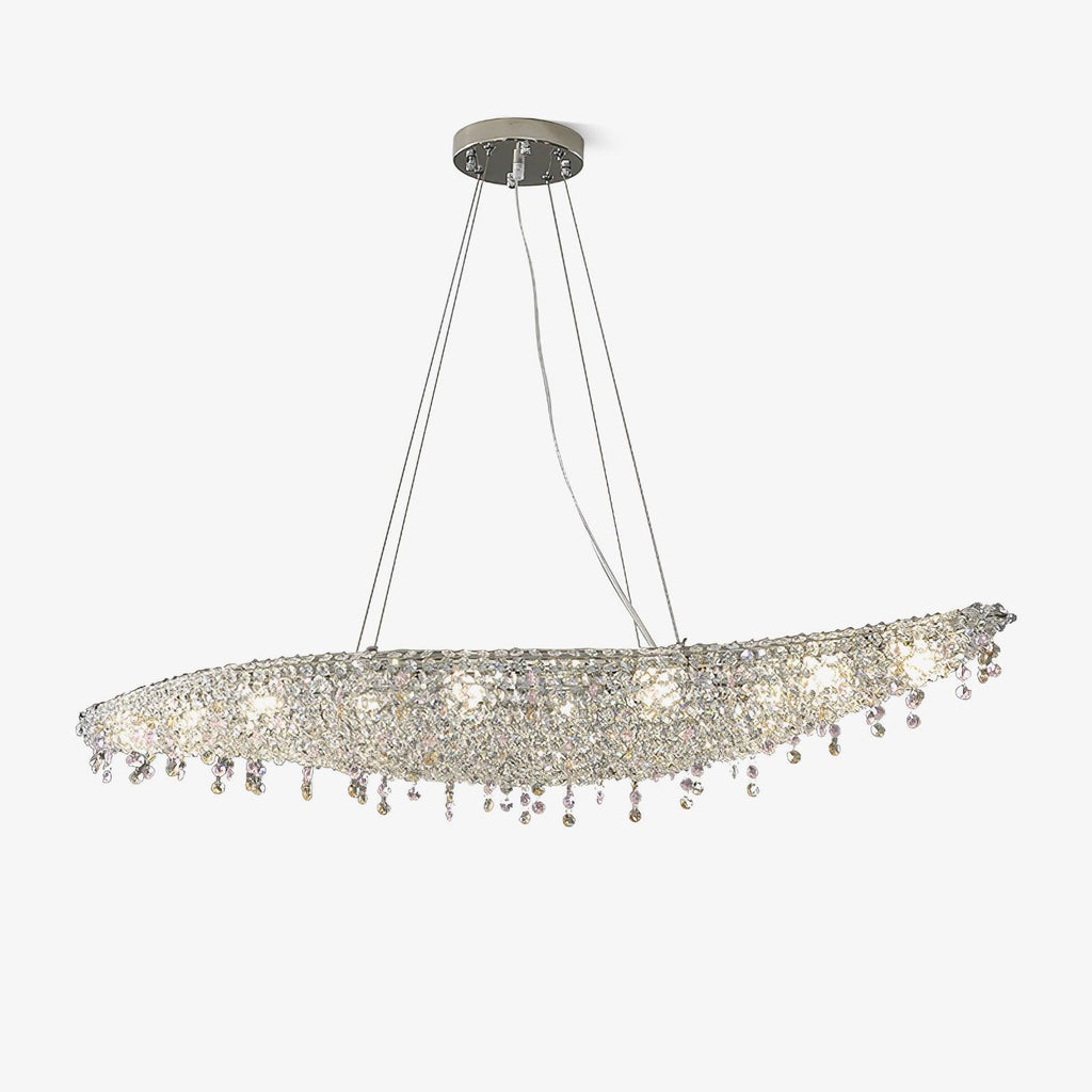 Elegant Boat Crystal Chandelier-Chandelier-Manorlights