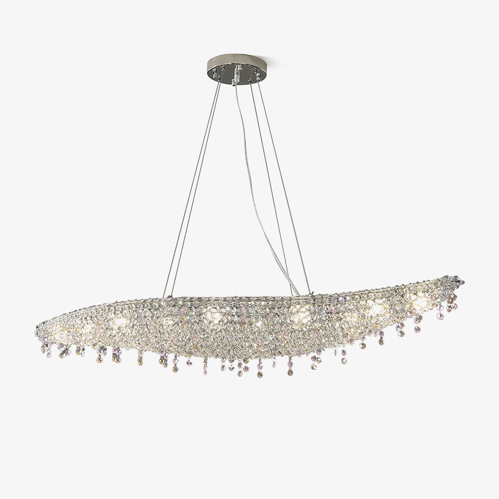 Elegant Boat Crystal Chandelier-Chandelier-Manorlights