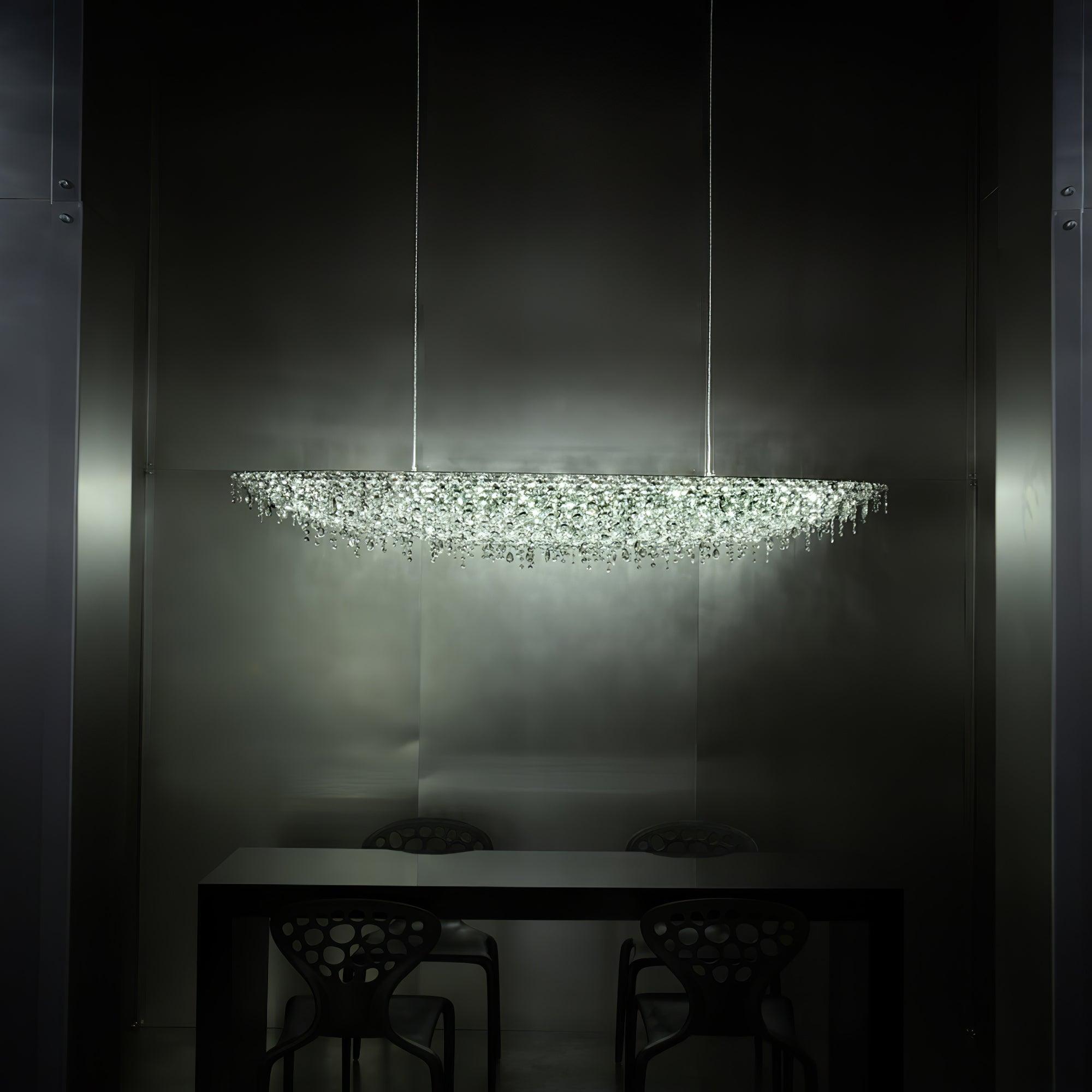 Elegant Boat Crystal Chandelier-Chandelier-Manorlights