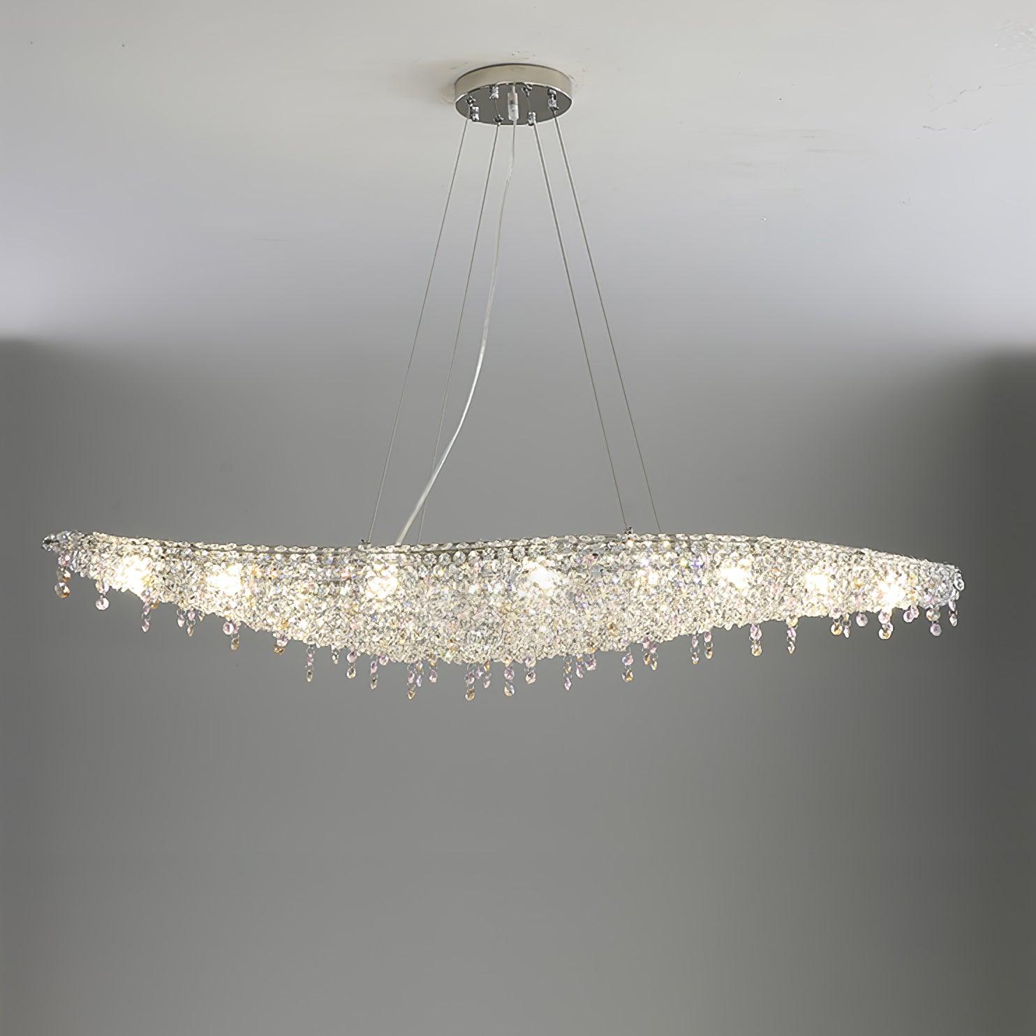 Elegant Boat Crystal Chandelier-Chandelier-Manorlights
