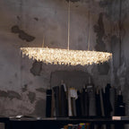 Elegant Boat Crystal Chandelier-Chandelier-Manorlights