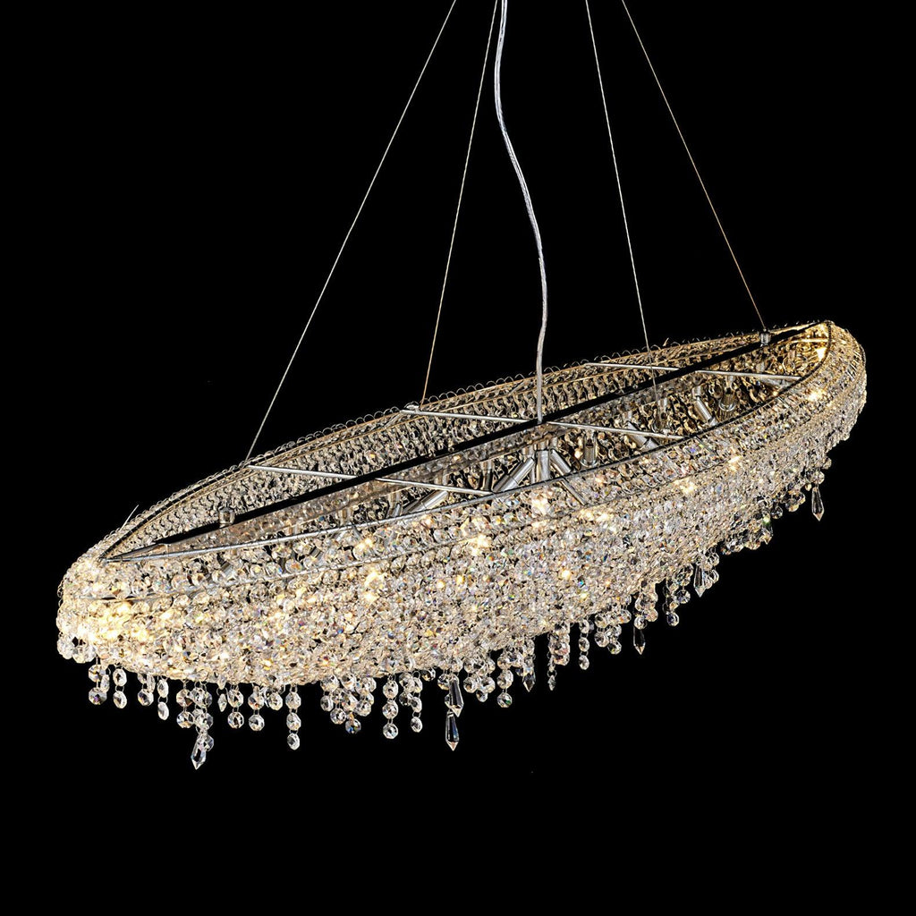 Elegant Boat Crystal Chandelier-Chandelier-Manorlights