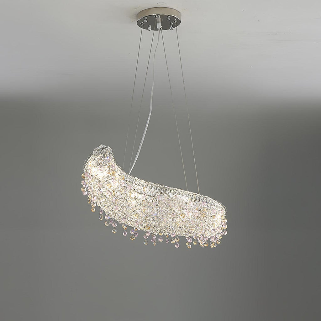 Elegant Boat Crystal Chandelier-Chandelier-Manorlights