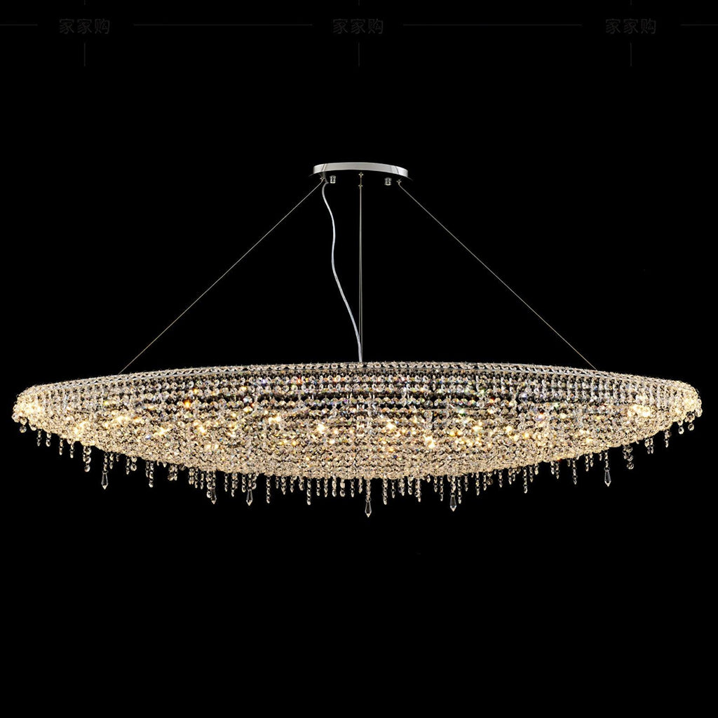Elegant Boat Crystal Chandelier-Chandelier-Manorlights