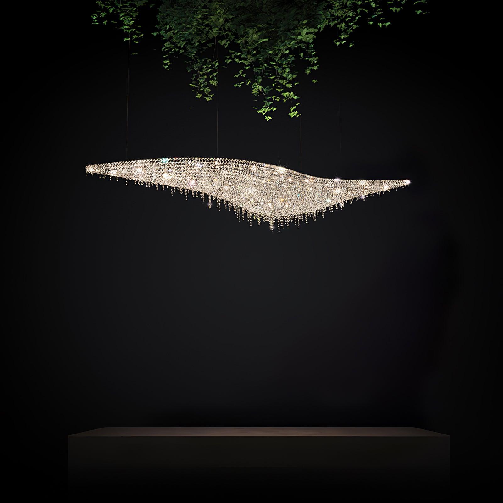 Elegant Boat Crystal Chandelier-Chandelier-Manorlights