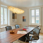 Elegant Boat Crystal Chandelier-Chandelier-Manorlights