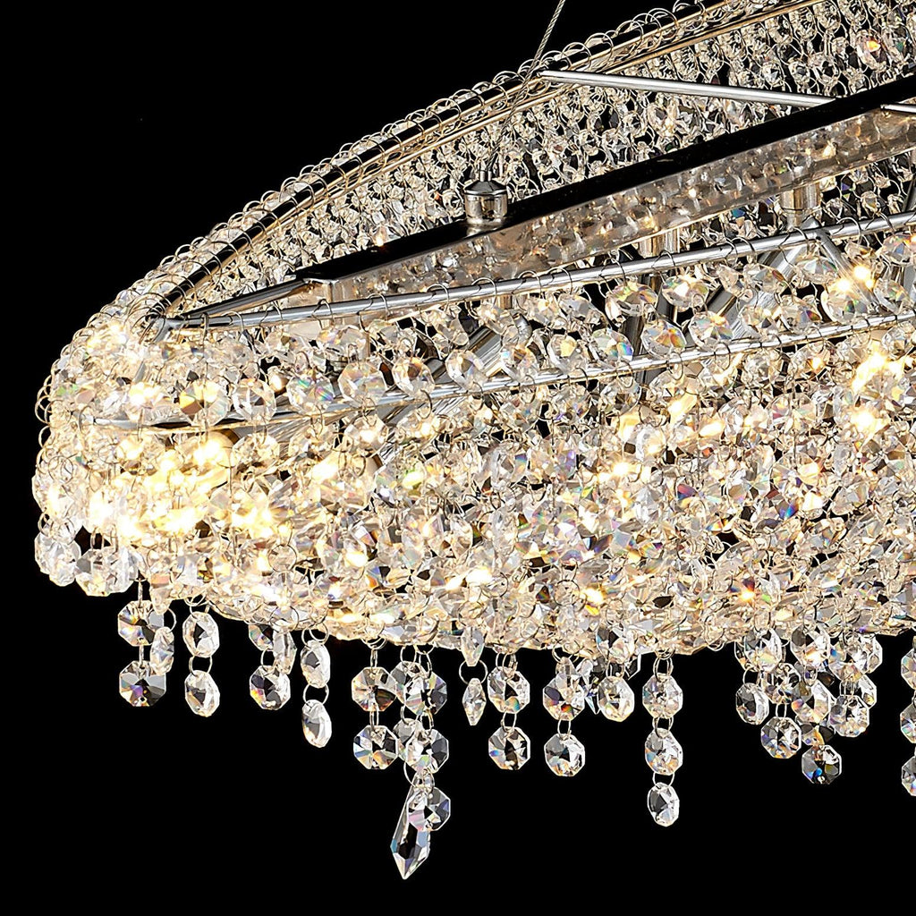 Elegant Boat Crystal Chandelier-Chandelier-Manorlights