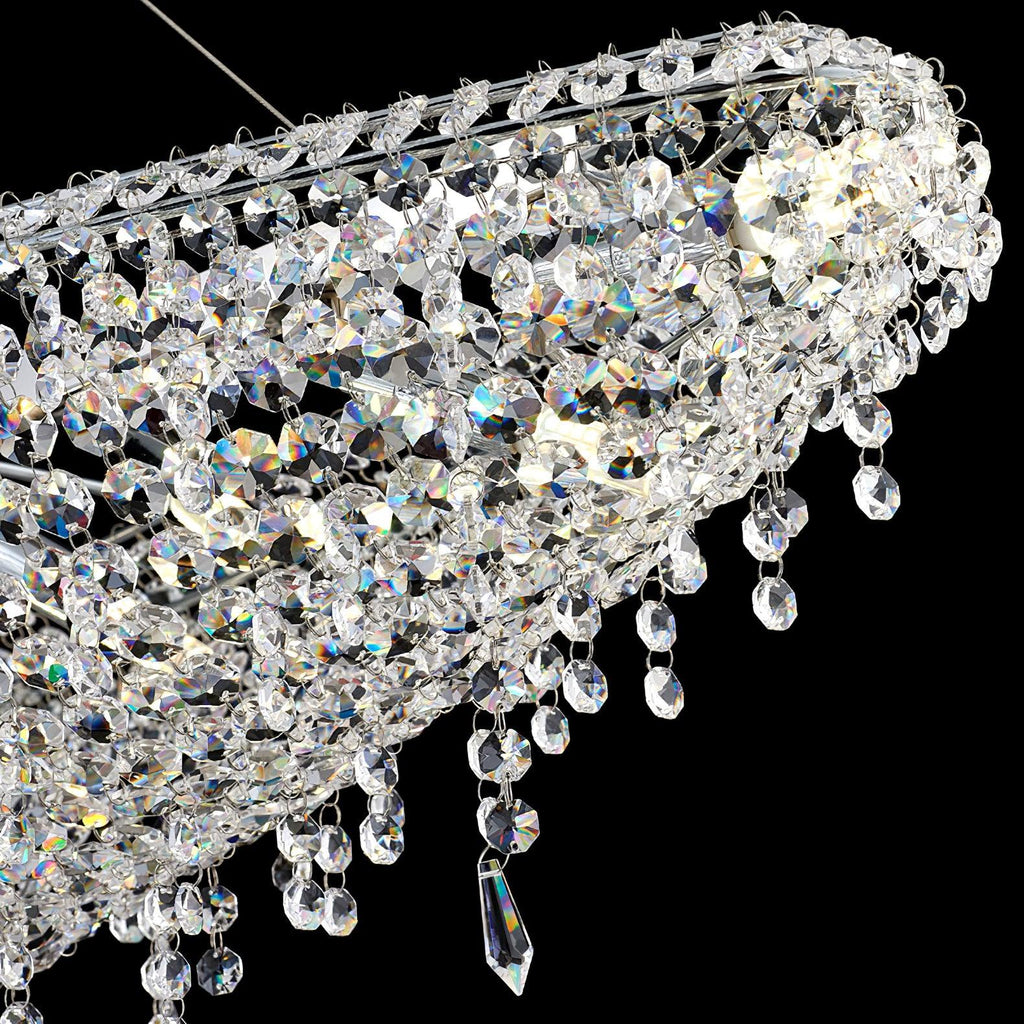 Elegant Boat Crystal Chandelier-Chandelier-Manorlights