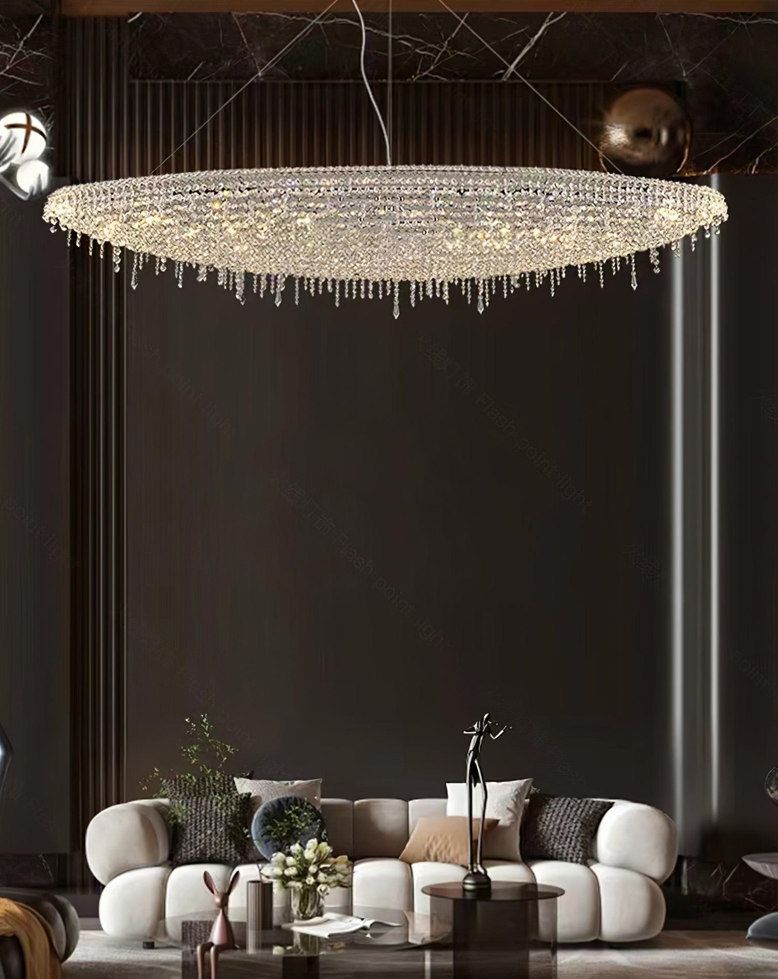 Elegant Boat Crystal Chandelier-Chandelier-Manorlights