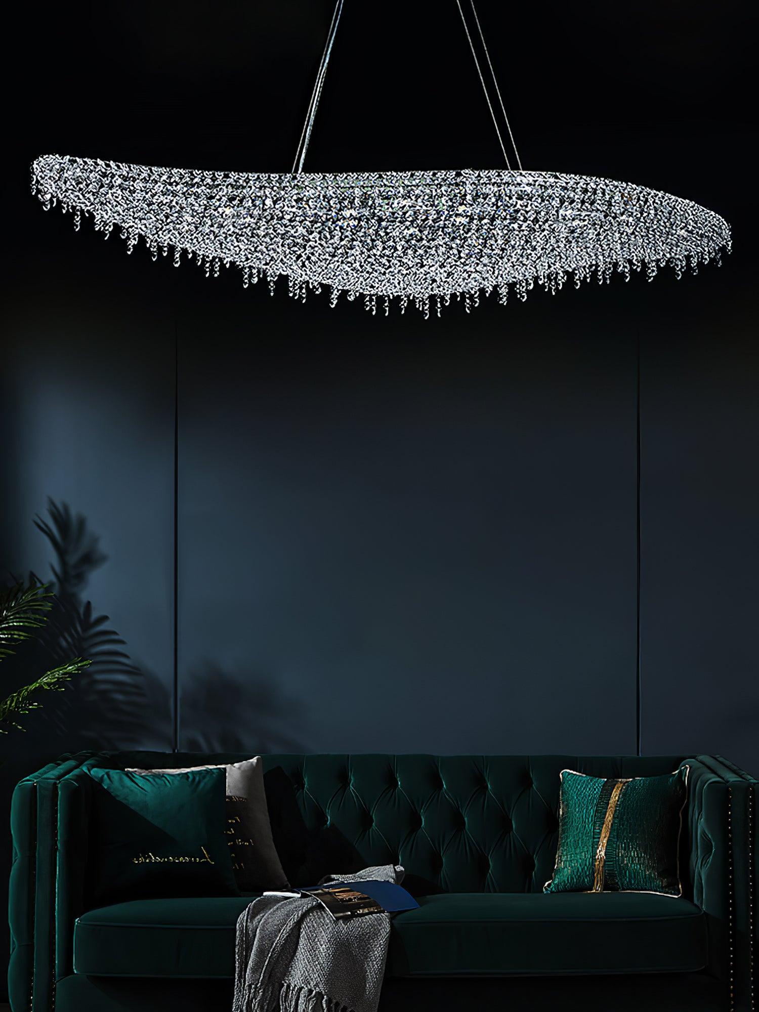 Elegant Boat Crystal Chandelier-Chandelier-Manorlights