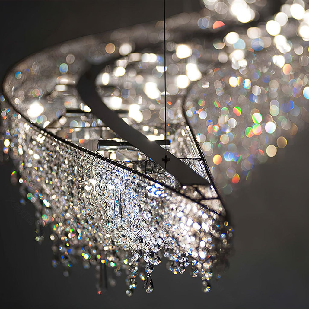 Elegant Boat Crystal Chandelier-Chandelier-Manorlights