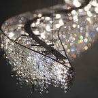 Elegant Boat Crystal Chandelier-Chandelier-Manorlights