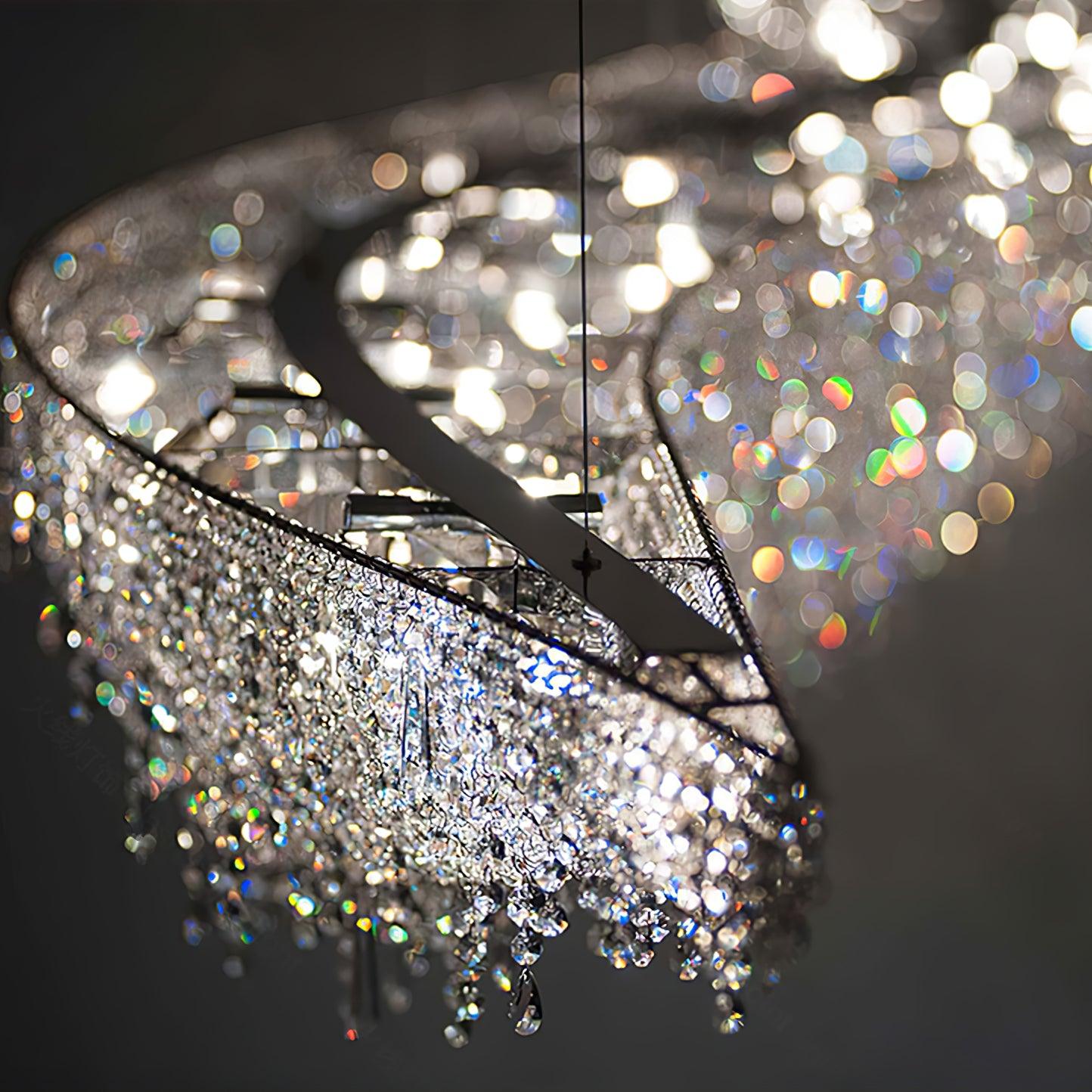 Elegant Boat Crystal Chandelier-Chandelier-Manorlights