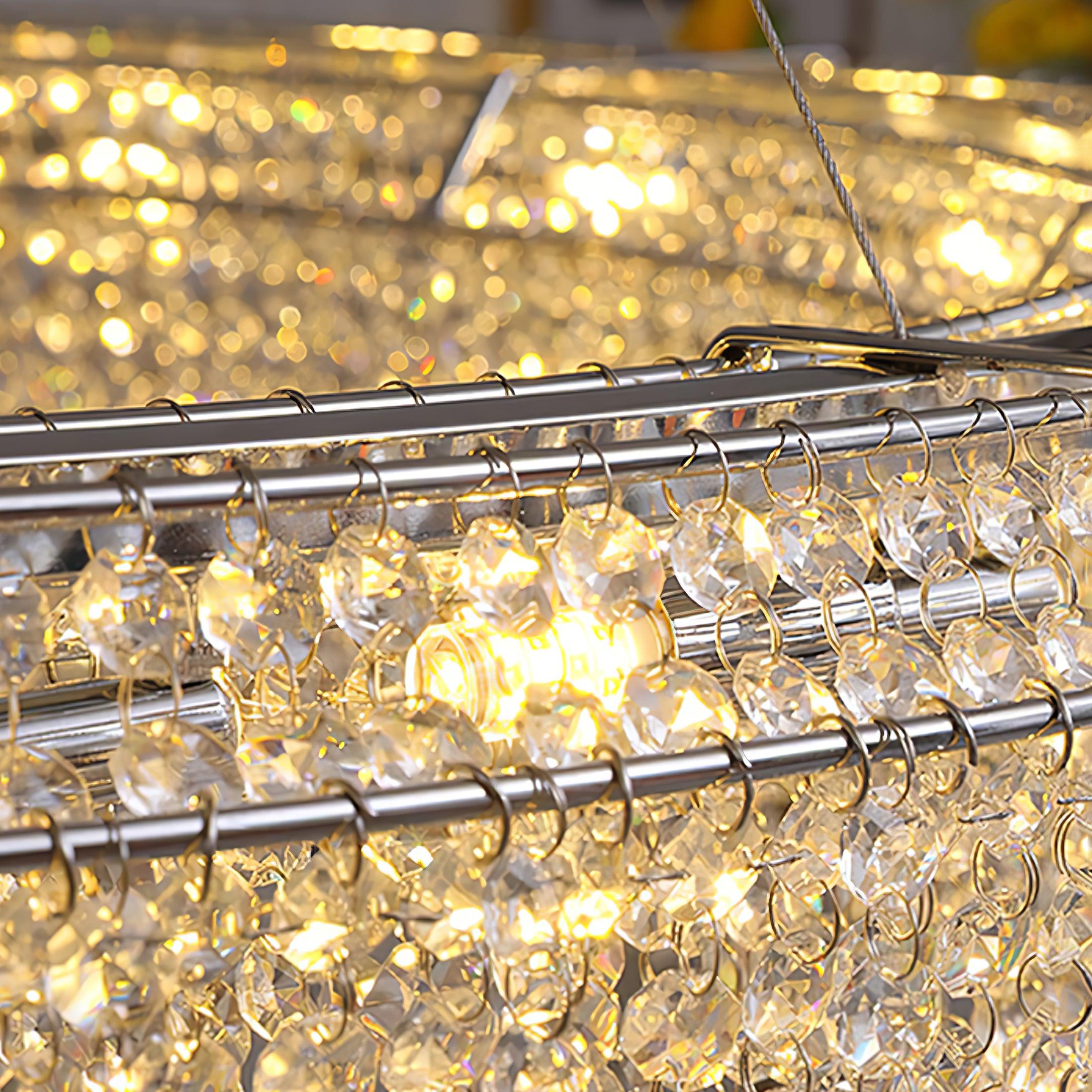 Elegant Boat Crystal Chandelier-Chandelier-Manorlights