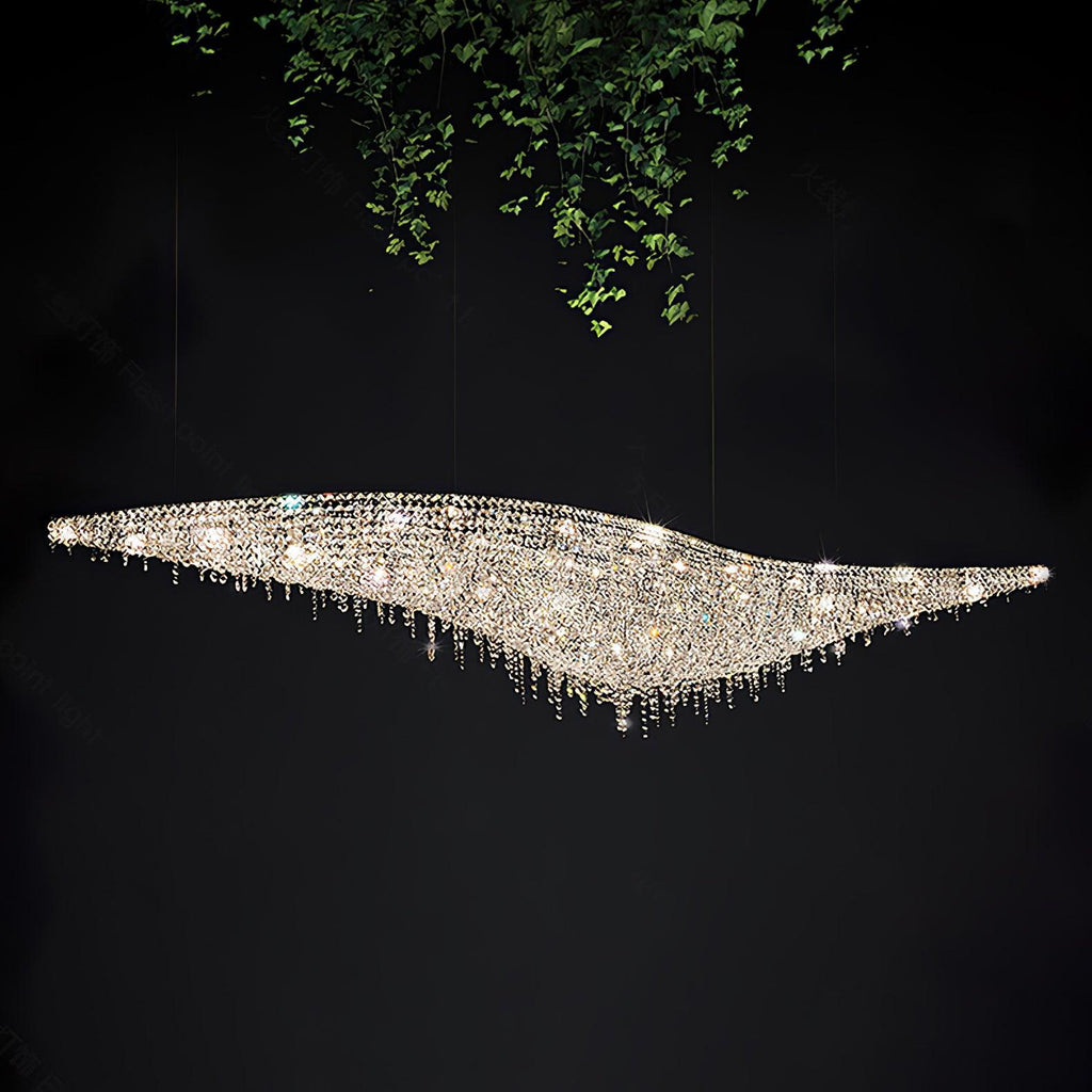 Elegant Boat Crystal Chandelier-Chandelier-Manorlights