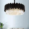 Bourbons Alfonso Crystal Round Chandelier-chandeliers for dining room,chandeliers for stairways,chandeliers for foyer,chandeliers for bedrooms,chandeliers for kitchen,chandeliers for living room-Manorlights