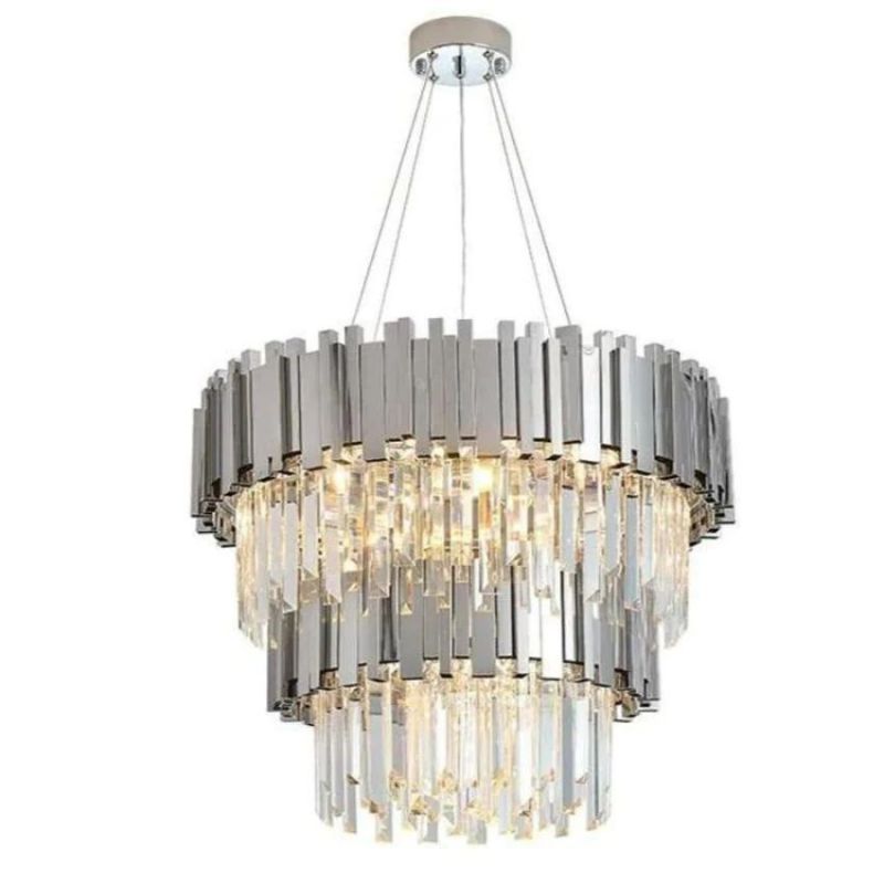 Bourbons Antoine Crystal Round Chandelier-chandeliers for dining room,chandeliers for stairways,chandeliers for foyer,chandeliers for bedrooms,chandeliers for kitchen,chandeliers for living room-Manorlights