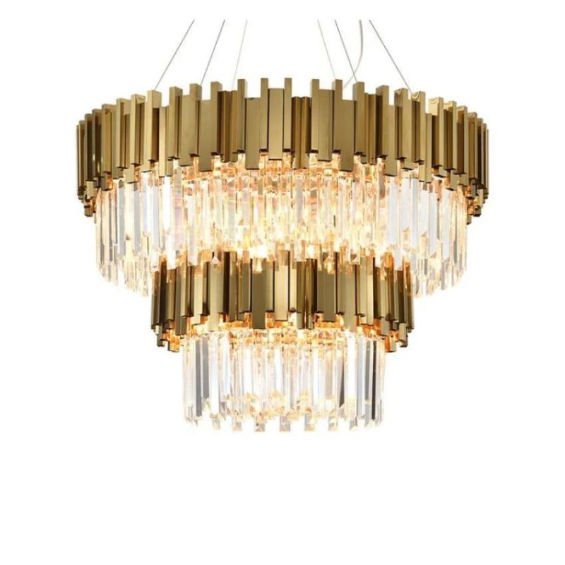 Bourbons Antoine Crystal Round Chandelier-chandeliers for dining room,chandeliers for stairways,chandeliers for foyer,chandeliers for bedrooms,chandeliers for kitchen,chandeliers for living room-Manorlights