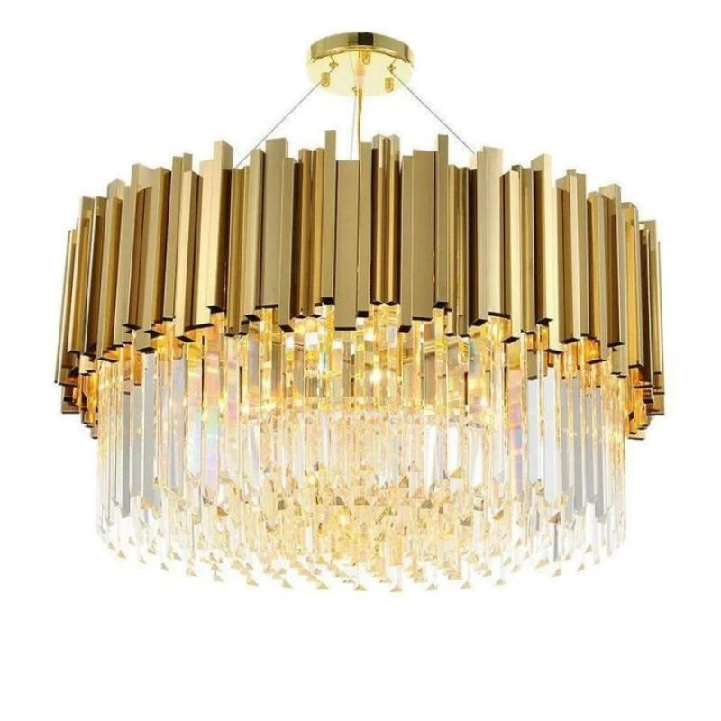 Bourbons Charles Crystal Round Chandelier-chandeliers for dining room,chandeliers for stairways,chandeliers for foyer,chandeliers for bedrooms,chandeliers for kitchen,chandeliers for living room-Manorlights