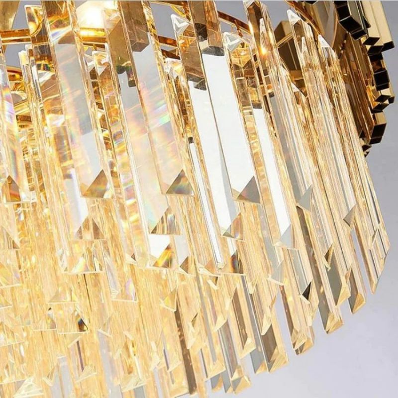 Bourbons Charles Crystal Round Chandelier-chandeliers for dining room,chandeliers for stairways,chandeliers for foyer,chandeliers for bedrooms,chandeliers for kitchen,chandeliers for living room-Manorlights
