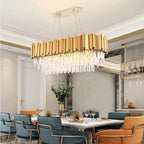 Bourbons Felipe Crystal Oval Chandelier-chandeliers for dining room,chandeliers for stairways,chandeliers for foyer,chandeliers for bedrooms,chandeliers for kitchen,chandeliers for living room-Manorlights