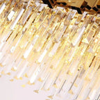 Bourbons Felipe Crystal Oval Chandelier-chandeliers for dining room,chandeliers for stairways,chandeliers for foyer,chandeliers for bedrooms,chandeliers for kitchen,chandeliers for living room-Manorlights