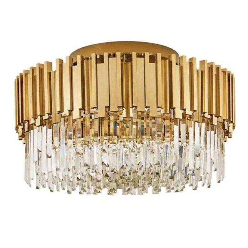 Bourbons Flush Mount Chandelier-Flushmount-Manorlights
