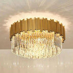 Bourbons Flush Mount Chandelier-Flushmount-Manorlights