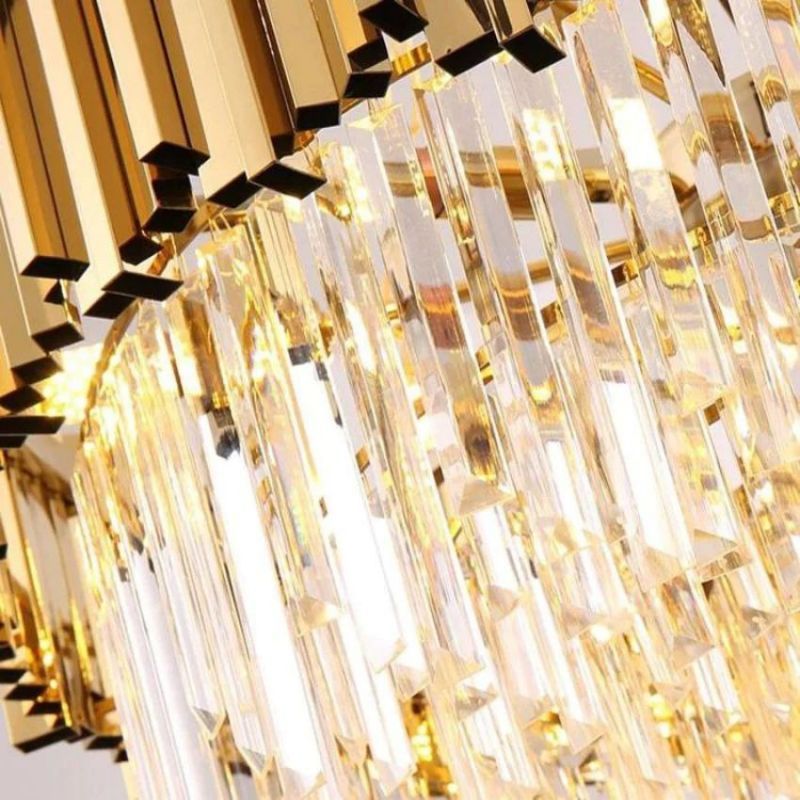 Bourbons Flush Mount Chandelier-Flushmount-Manorlights