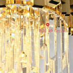 Bourbons Antoine Crystal Round Chandelier-chandeliers for dining room,chandeliers for stairways,chandeliers for foyer,chandeliers for bedrooms,chandeliers for kitchen,chandeliers for living room-Manorlights