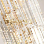 Bourbons Louis 2-Story Crystal Round Chandelier-Chandelier-Manorlights
