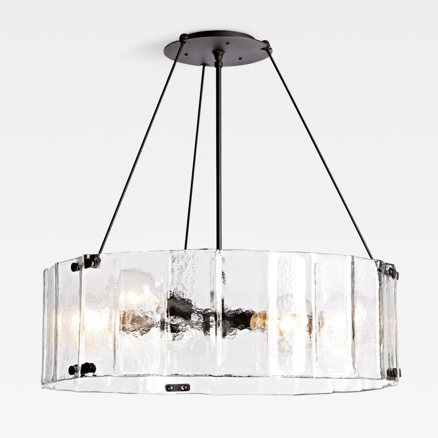 Willamette Round Crystal Chandelier-Chandelier-Manorlights