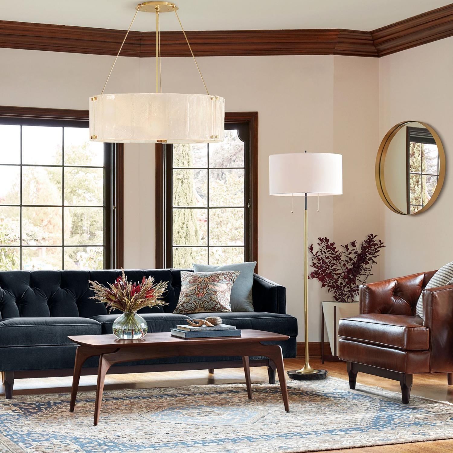Willamette Round Crystal Chandelier-Chandelier-Manorlights