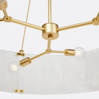 Willamette Round Crystal Chandelier-Chandelier-Manorlights