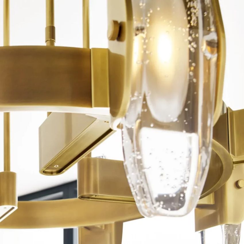 Charme Round Chandelier 15"-Chandelier-Manorlights