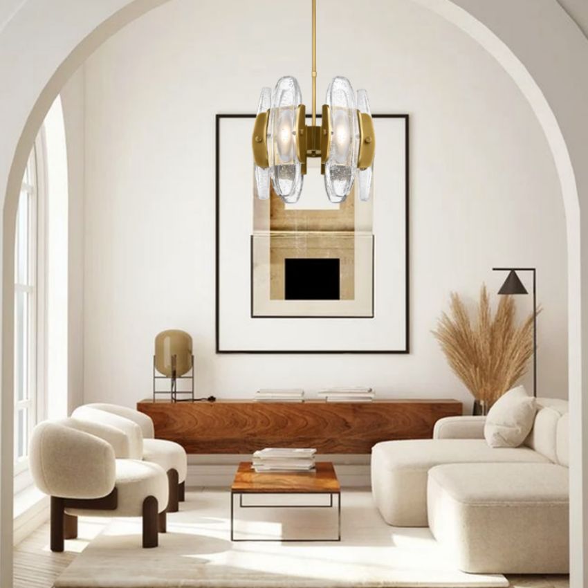 Charme Round Chandelier 15"-Chandelier-Manorlights