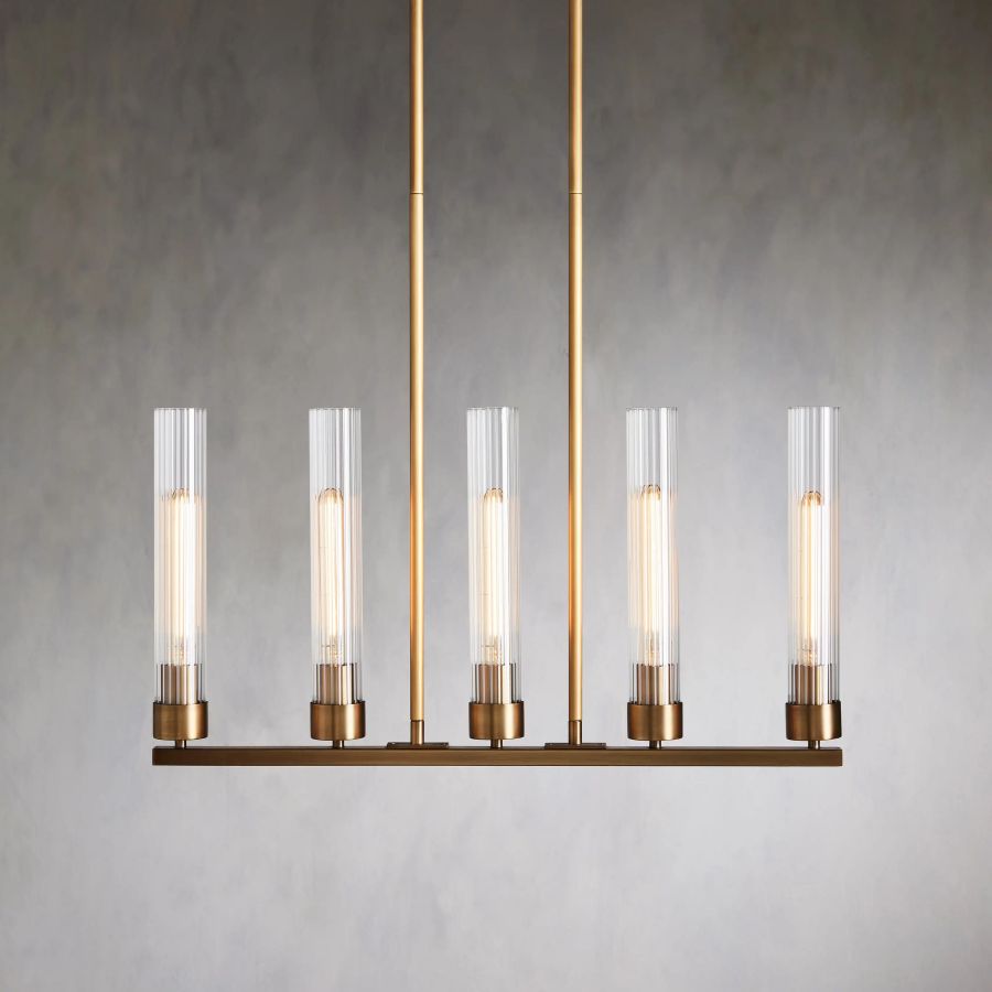 Cade Linear Chandelier-Chandelier-Manorlights