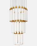 Candle 3-Tiered Round Chandelier-Chandelier-Manorlights