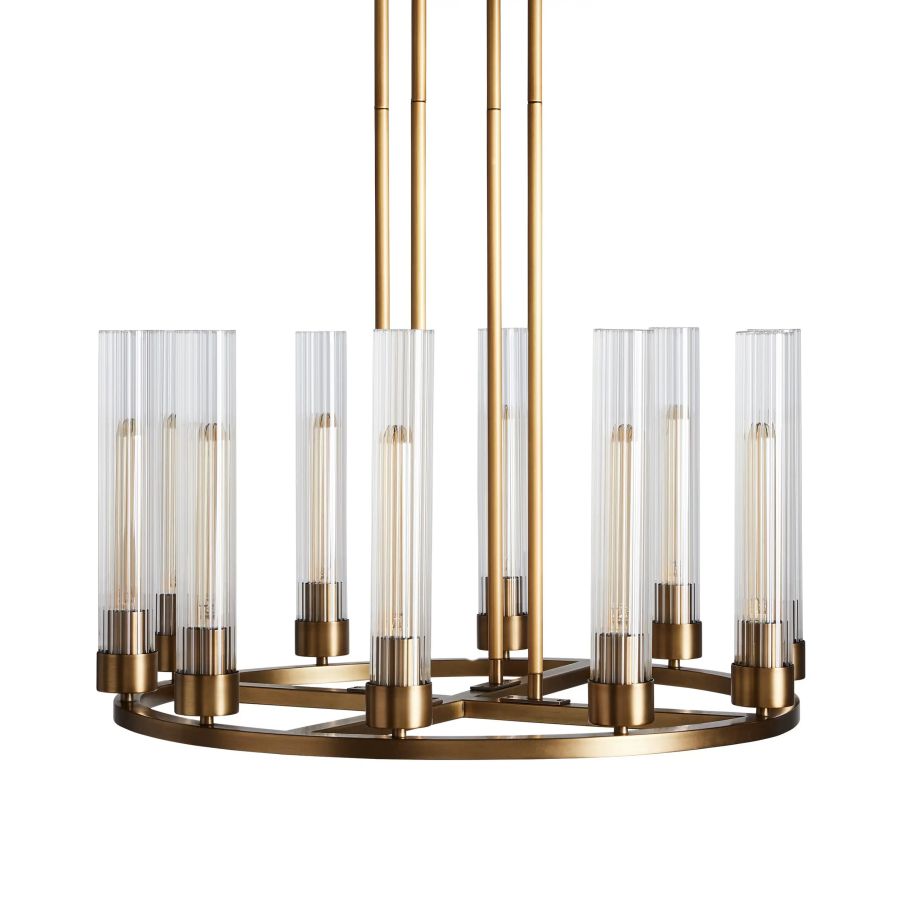 Cade Round Chandelier-Chandelier-Manorlights