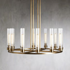 Cade Round Chandelier-Chandelier-Manorlights