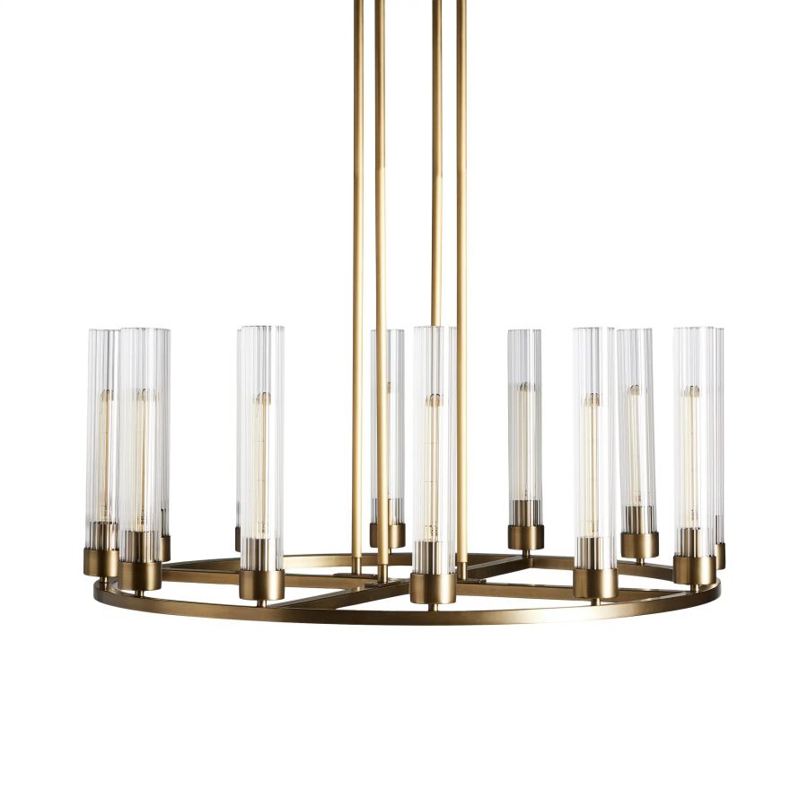 Cade Round Chandelier-Chandelier-Manorlights