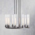 Cade Round Chandelier-Chandelier-Manorlights