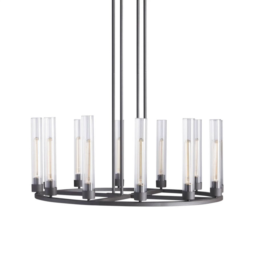 Cade Round Chandelier-Chandelier-Manorlights