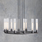 Cade Round Chandelier-Chandelier-Manorlights