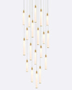 Candle Round Chandelier-Chandelier-Manorlights