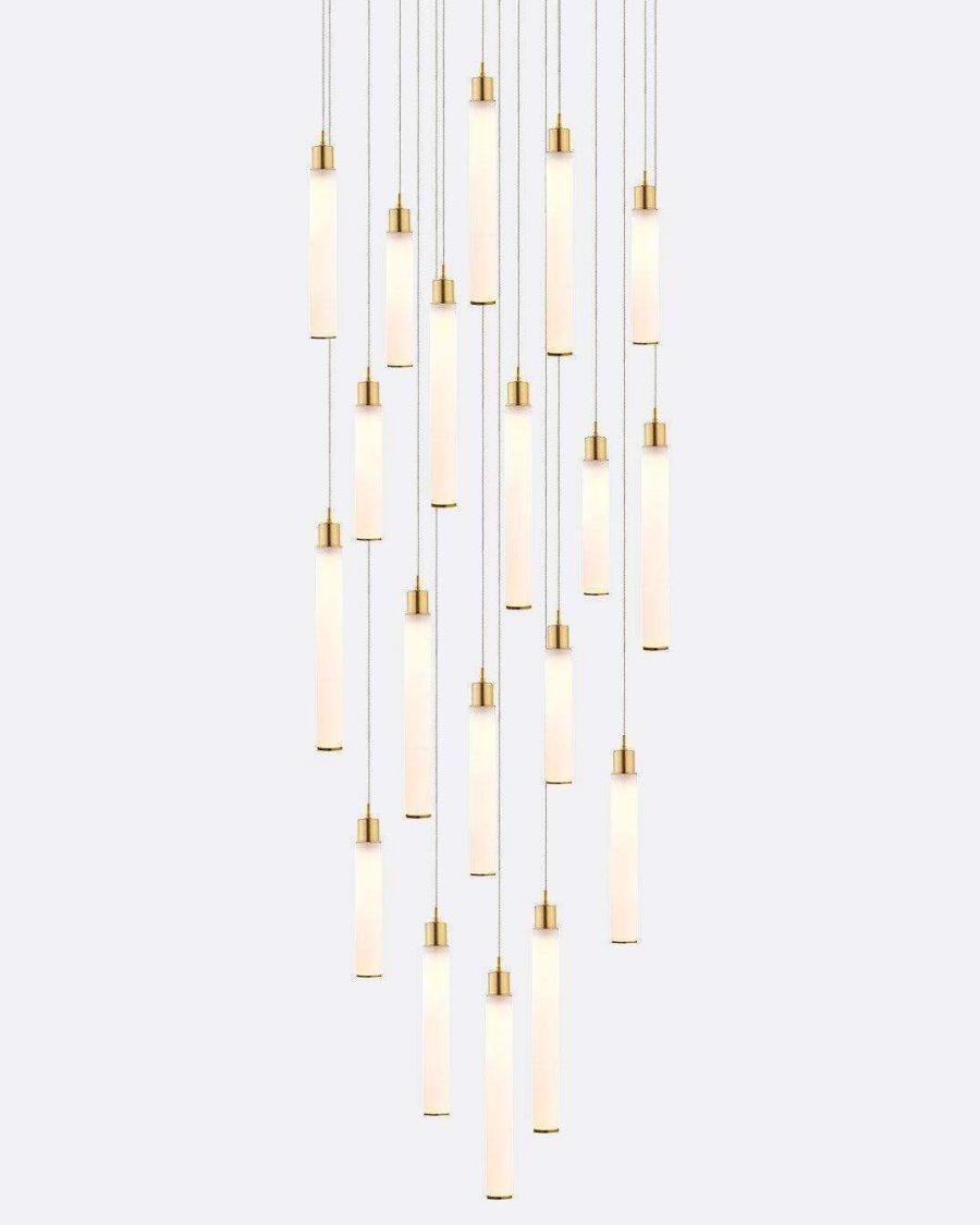 Candle Round Chandelier-Chandelier-Manorlights
