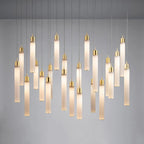 Candle Round Chandelier-Chandelier-Manorlights