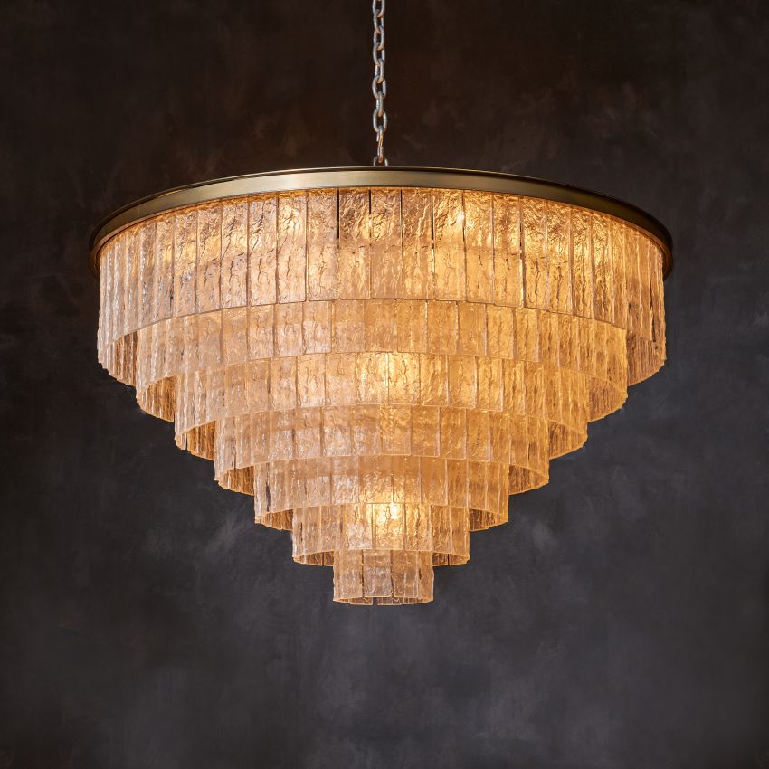 Claire Square Chandelier-Chandelier-Manorlights