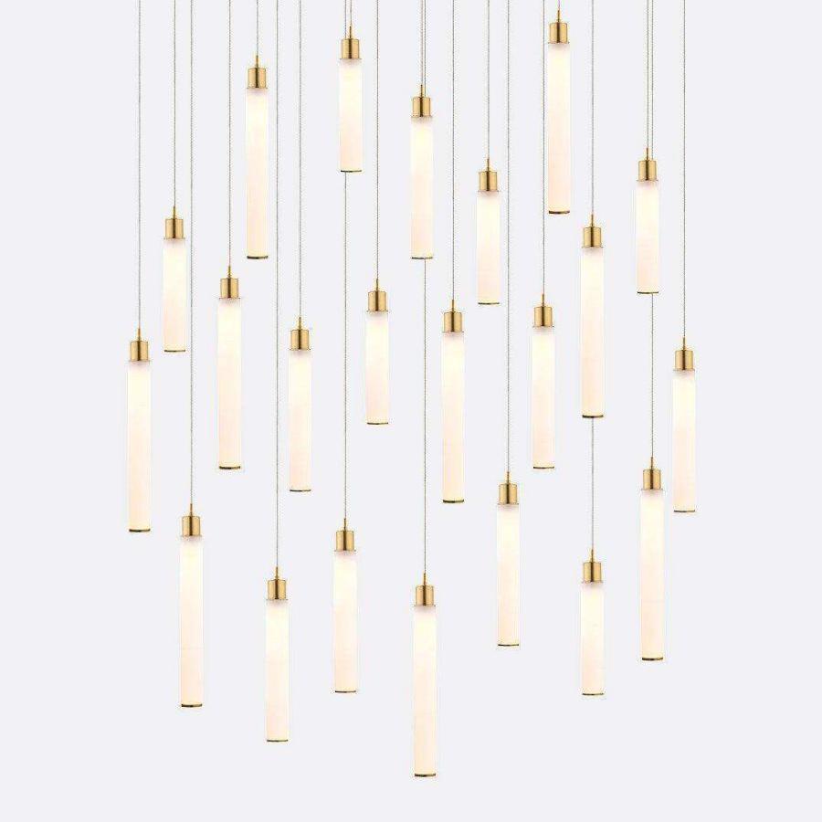 Candle Rectangle Chandelier-Chandelier-Manorlights